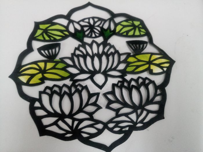 2019년 전통한지 상품 제작 과정